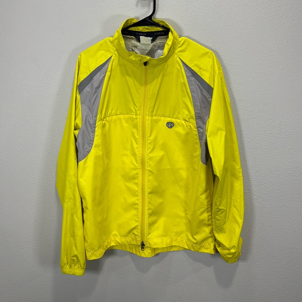 Pearl Izumi cycling jacket neon‎ yellow bright
